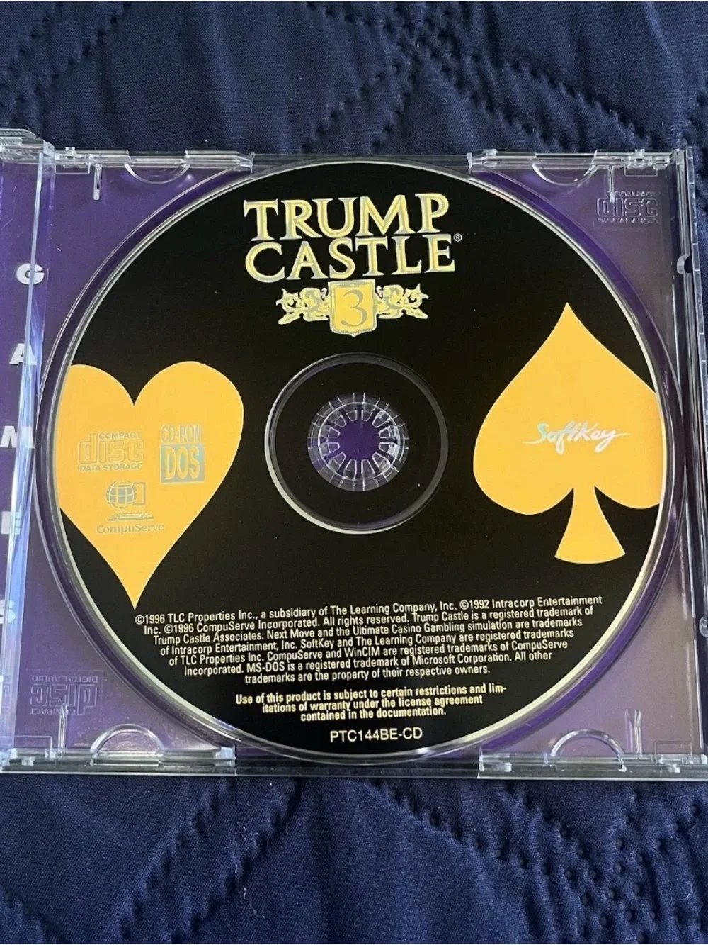 Trump Castle 3 CD-Rom PC Games: The Ultimate Casino Gambling Games (1996 Softkey